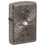 Зажигалка ZIPPO Armor® Узоры с покрытием черный лед | Armor® Pattern Design Black Ice®, латунь/сталь, чёрная, 38x13x57 мм
