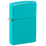 Зажигалка ZIPPO классическая со светло-бирюзовым покрытием | Classic Flat Turquoise, латунь/сталь, бирюзовая, глянцевая, 38x13x57 мм