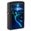 Зажигалка ZIPPO Лох-Несское чудовище с покрытием черный свет | Lock Ness Black Light, латунь/сталь, черная, матовая 38x13x57 мм