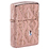 Зажигалка ZIPPO Armor® Геометрическая с покрытием розовое золото | Geometric Rose Gold, латунь/сталь, розовое золото, 38x13x57 мм