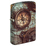 Зажигалка ZIPPO Компас с матовым покрытием на 540 | Compass Design 540 Matte, латунь/сталь, разноцветная, 38x13x57 мм