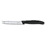 Нож для сыра и колбасы VICTORINOX SwissClassic, лезвие 11 см с волнистой кромкой, чёрный