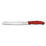 Нож для хлеба VICTORINOX SwissClassic, лезвие 21 см с волнистой заточкой, красный, в блистере
