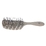 Щетка Dewal Beauty серия "Friendly", продувная, с нейлоновым штифтом, форма листик, бежевая
