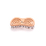 Щетка Dewal Beauty серия "Friendly", массажная, с нейлоновым штифтом, форма бабочка, оранжевая