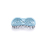 Щетка Dewal Beauty серия "Friendly", массажная, с нейлоновым штифтом, форма бабочка, голубая