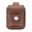Чехол ZIPPO для широкой зажигалки, кожа, с кожаным фиксатором на ремень, коричневый, 57x30x75 мм