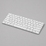 Беспроводная клавиатура Air Keyboard для MAC, Windows, 500 мАч, алюминий, белый, Deppa