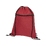 Рюкзак со шнурком Ross из переработанного ПЭТ, heather dark red
