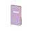 Еженедельник недатированный А6 "Zefir"с нашивкой, сиреневый