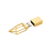 USB-флешка на 16 ГБ,micro USB  золото