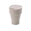 Силиконовый складной стакан "GoCup", бежевый