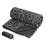 Плед вязаный Blend в чехле, черный