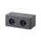 Bluetooth колонка "Cool Gray" с двумя динамиками (2х3Вт) и беспроводным зарядным устройством, переработанный пластик (RPET)